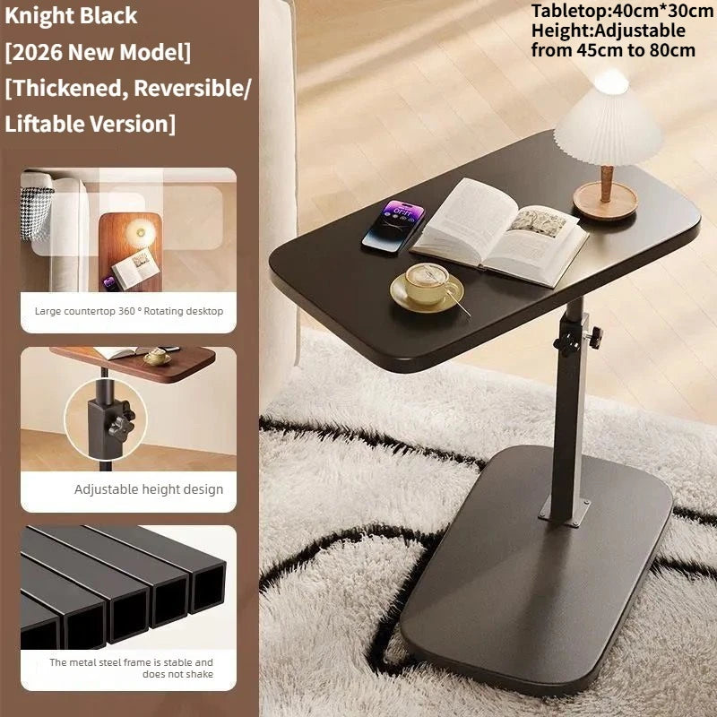 Portable Folding Laptop Desk & Side Table – Adjustable for Home, Office & Bedside Use
