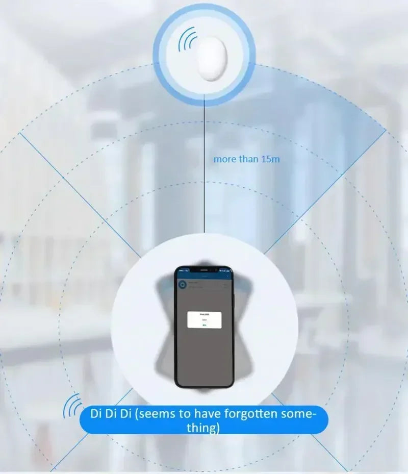 Lenovo Bluetooth 5.0 Mini Tracker – Anti-Lost Device for Pets, Kids, Keys & Bags