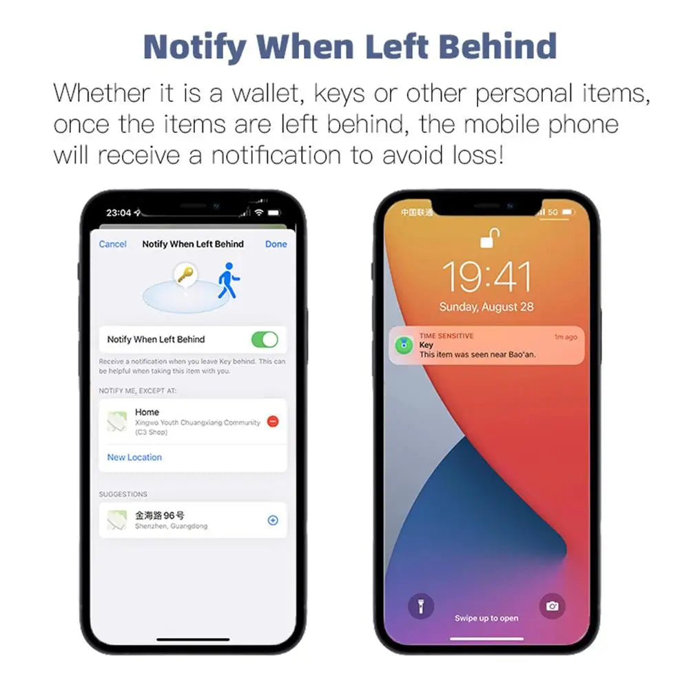 Mini Smart Bluetooth GPS Tracker – Anti-Lost Locator for iPhone, iPad & iOS Devices