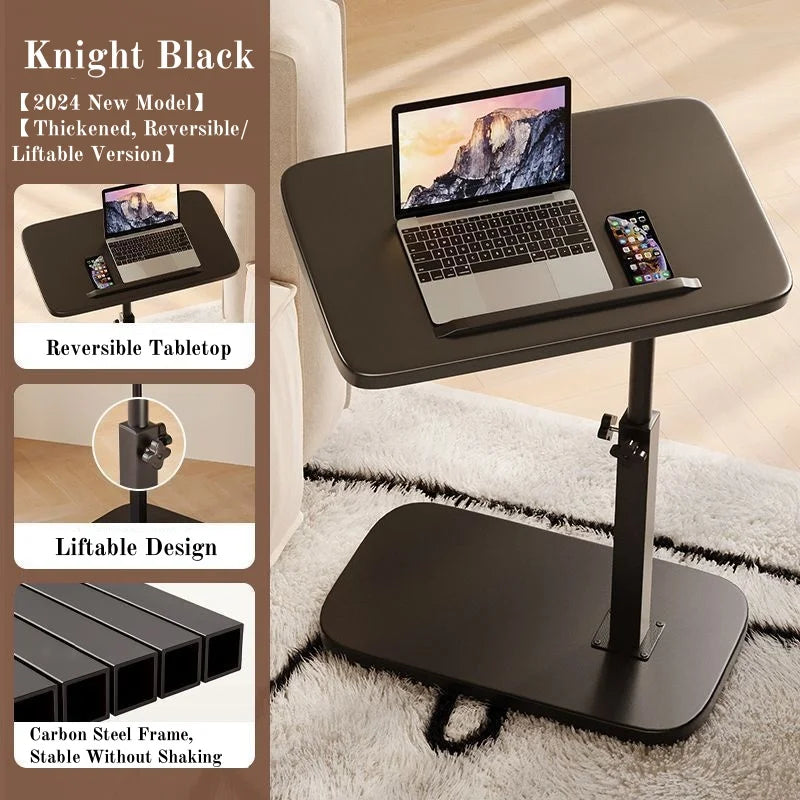 Portable Folding Laptop Desk & Side Table – Adjustable for Home, Office & Bedside Use