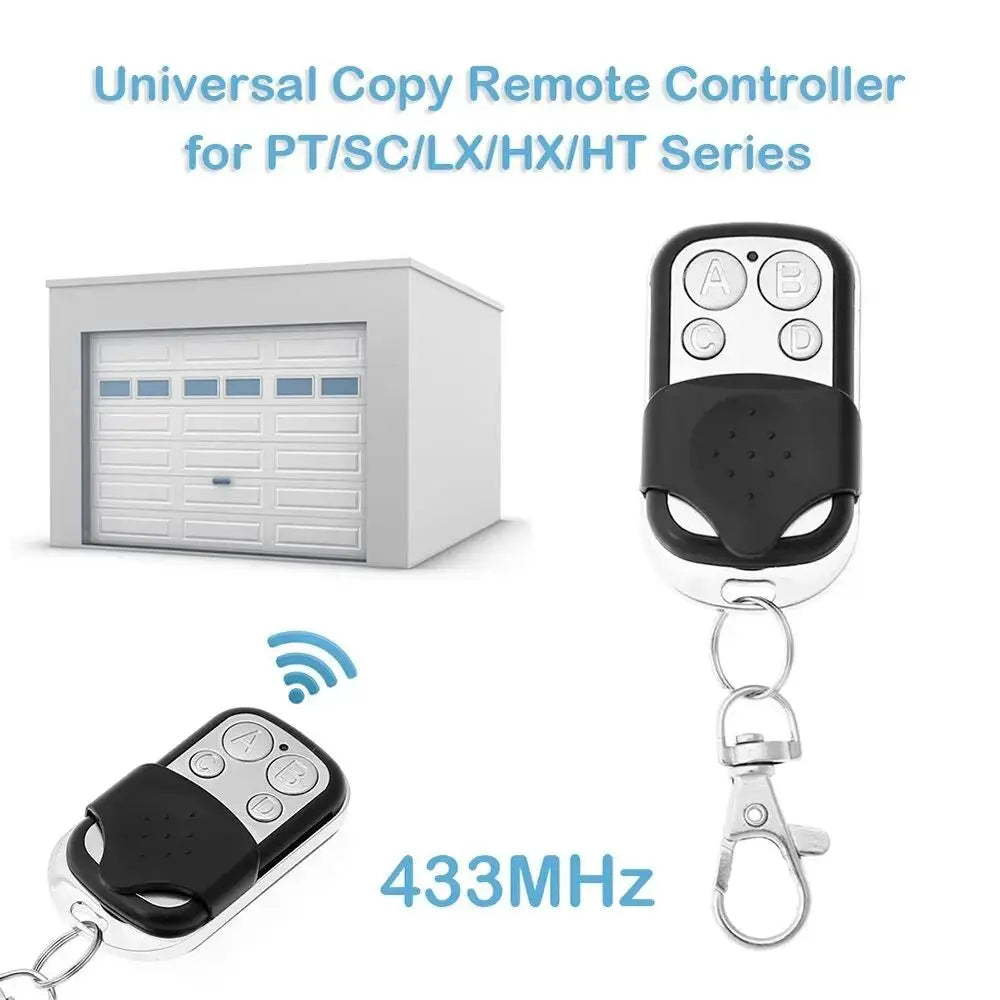 Universal 4-Button Garage Door Opener Remote Control – 433MHz Clone & Rolling Code Duplicator