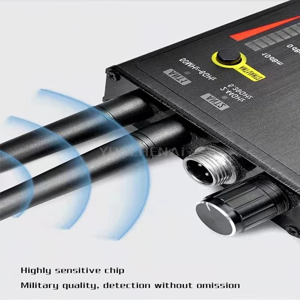 Hero 009 Anti-Spy Wireless Signal Detector – VHF/UHF GSM WiFi Hidden Camera Bug Finder