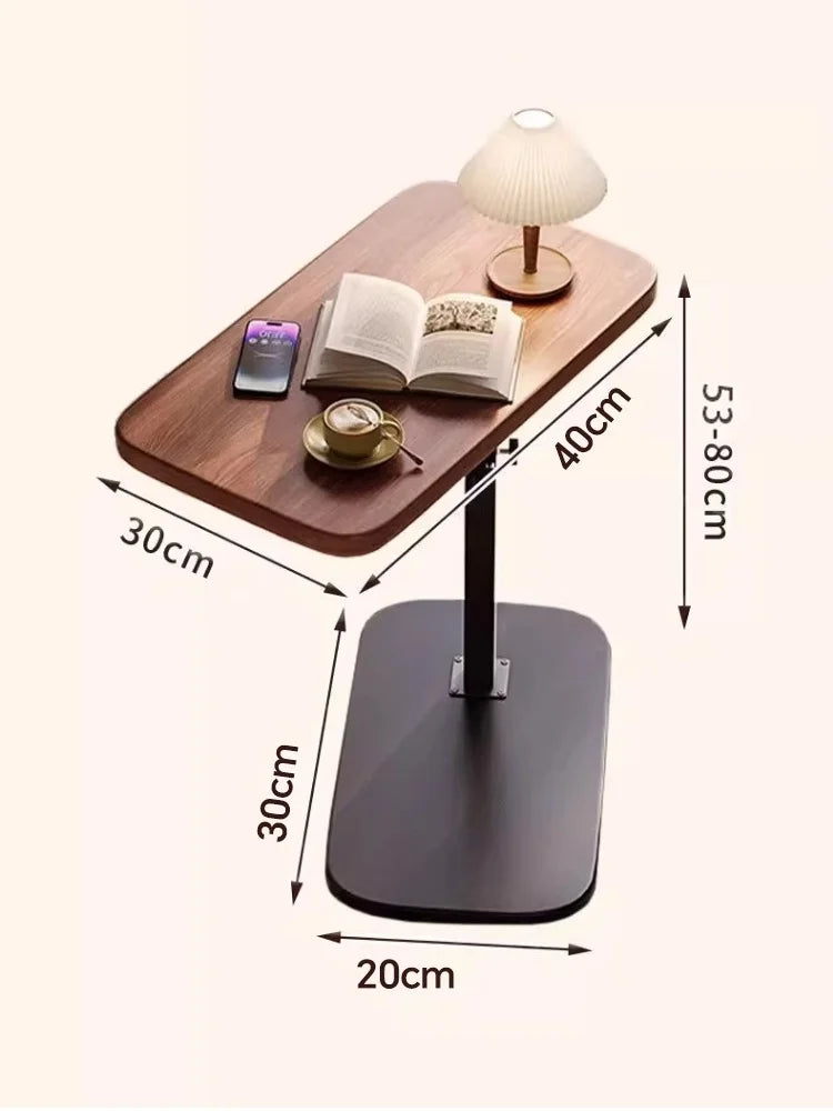 Portable Folding Laptop Desk & Side Table – Adjustable for Home, Office & Bedside Use