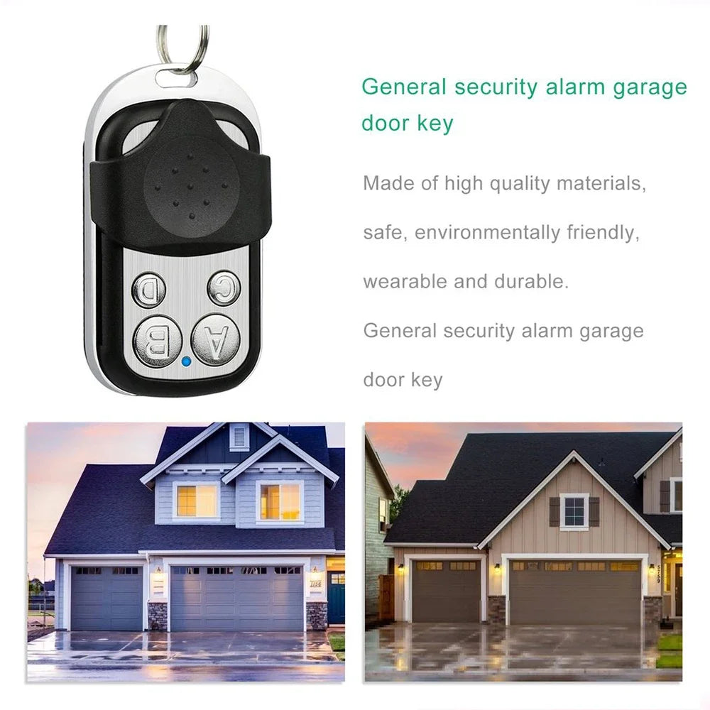 Universal 4-Button Garage Door Opener Remote Control – 433MHz Clone & Rolling Code Duplicator