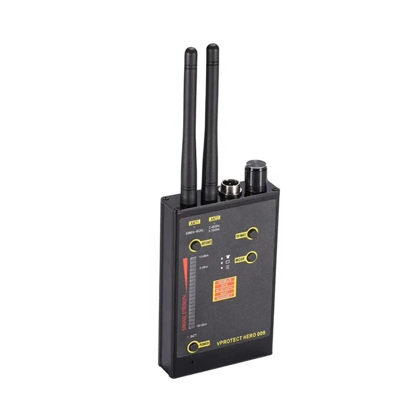 Hero 009 Anti-Spy Wireless Signal Detector – VHF/UHF GSM WiFi Hidden Camera Bug Finder