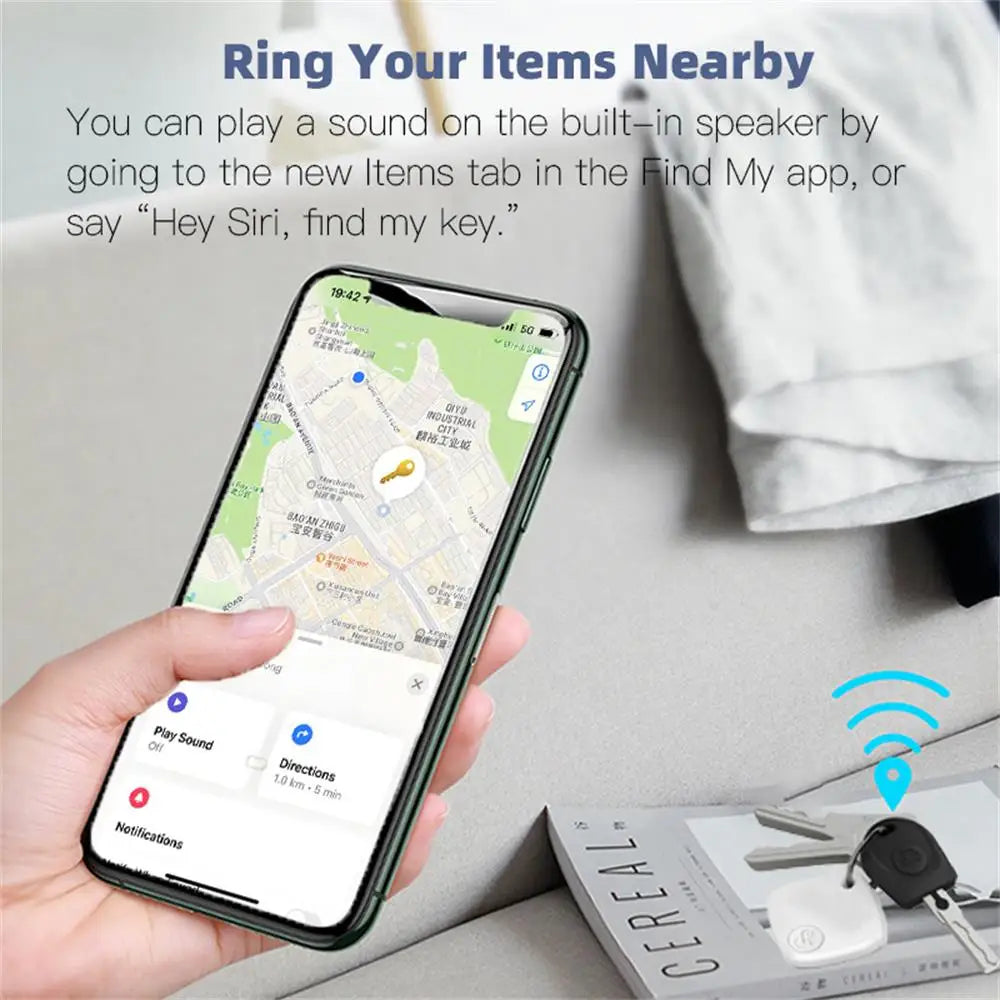 Mini Smart AirTag-Style GPS Anti-Lost Positioning Device – Bluetooth Tracker for Keys & Bags