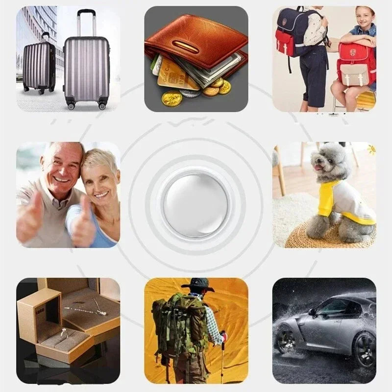 Lenovo Bluetooth 5.0 Mini Tracker – Anti-Lost Device for Pets, Kids, Keys & Bags