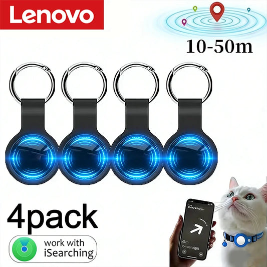 Lenovo Bluetooth 5.0 Mini Tracker – Anti-Lost Device for Pets, Kids, Keys & Bags