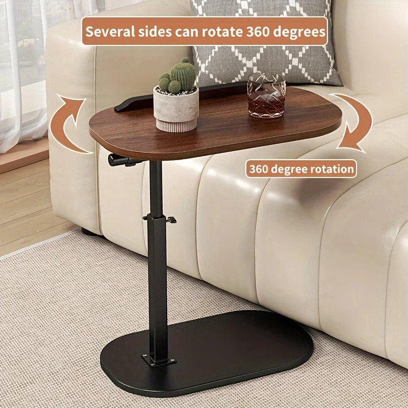 Portable Folding Laptop Desk & Side Table – Adjustable for Home, Office & Bedside Use