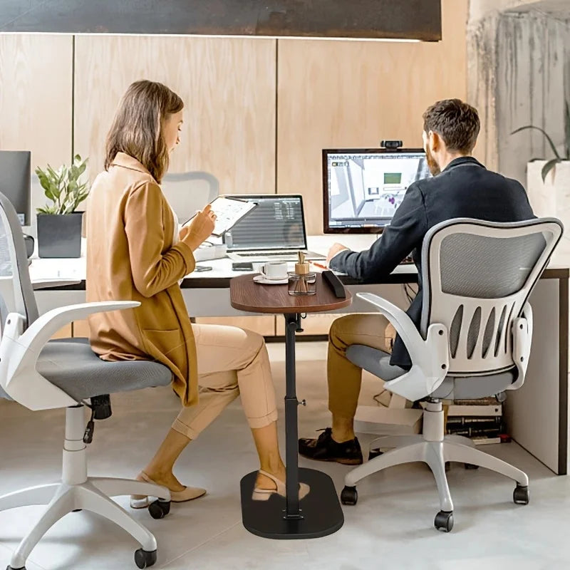 Portable Folding Laptop Desk & Side Table – Adjustable for Home, Office & Bedside Use