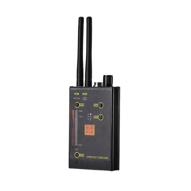 Hero 009 Anti-Spy Wireless Signal Detector – VHF/UHF GSM WiFi Hidden Camera Bug Finder