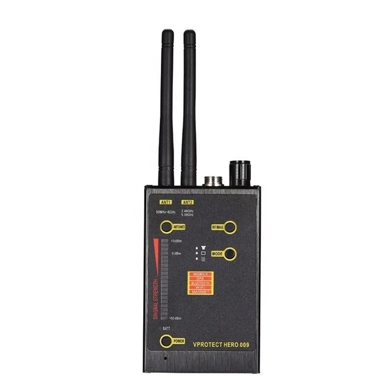 Hero 009 Anti-Spy Wireless Signal Detector – VHF/UHF GSM WiFi Hidden Camera Bug Finder