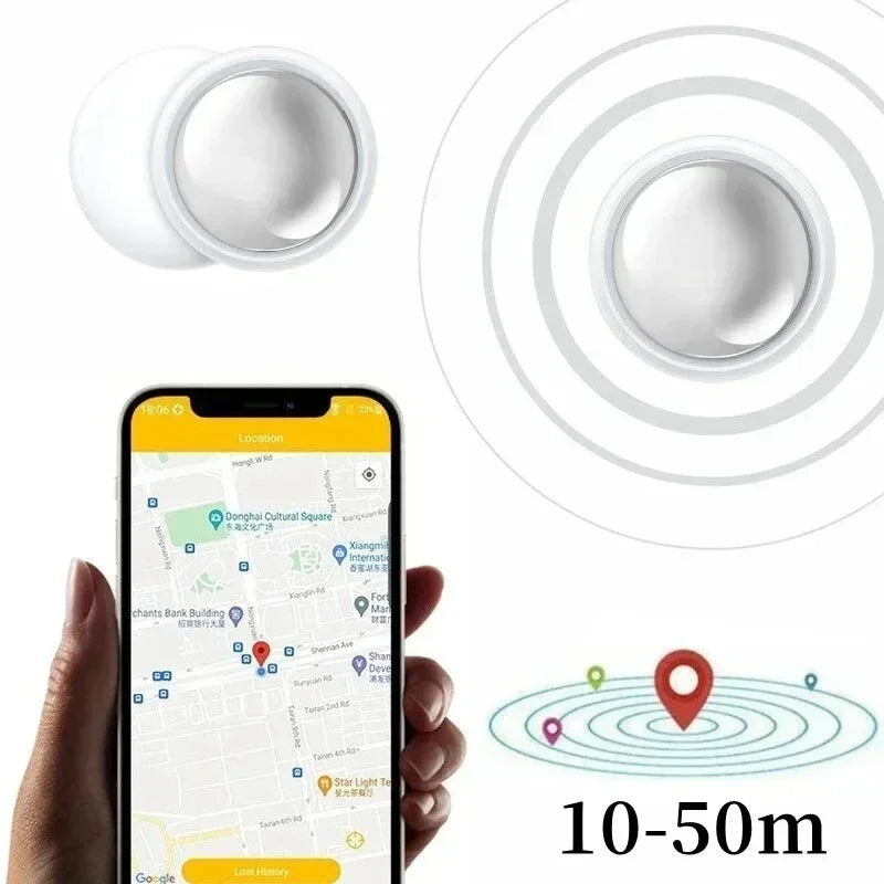 Lenovo Bluetooth 5.0 Mini Tracker – Anti-Lost Device for Pets, Kids, Keys & Bags